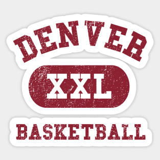 Denver Basketball III Sticker